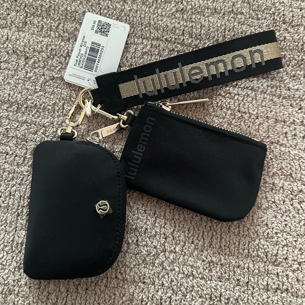 NWT LULULEMON DUAL POUCH WRISTLET